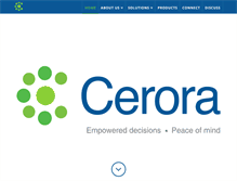 Tablet Screenshot of cerora.com